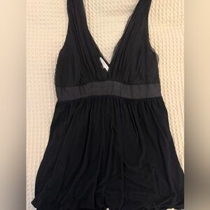Matty M Black Sleeveless Tank Top